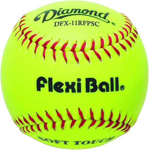 Diamond Sports DFX-11RFPSC Flexiball 11 Inch Practice Softball