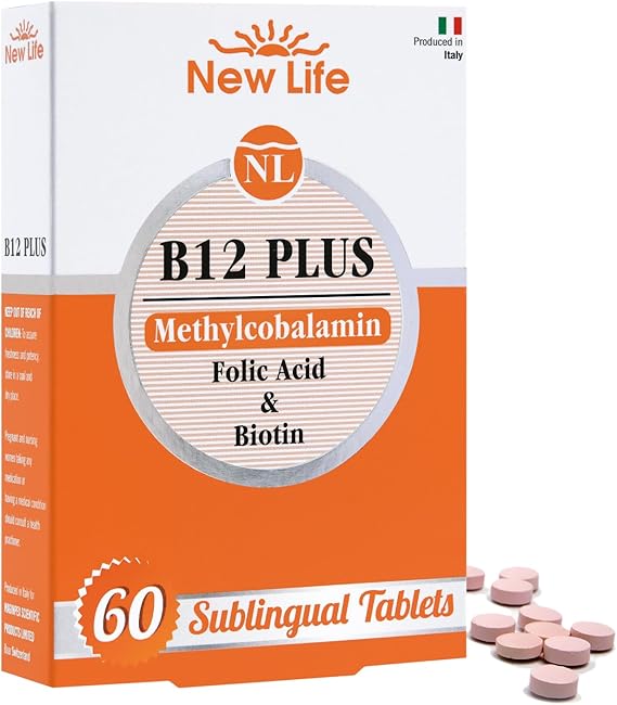 NewLife B12 PLUS Methylcobalamin Folic Acid Biotin