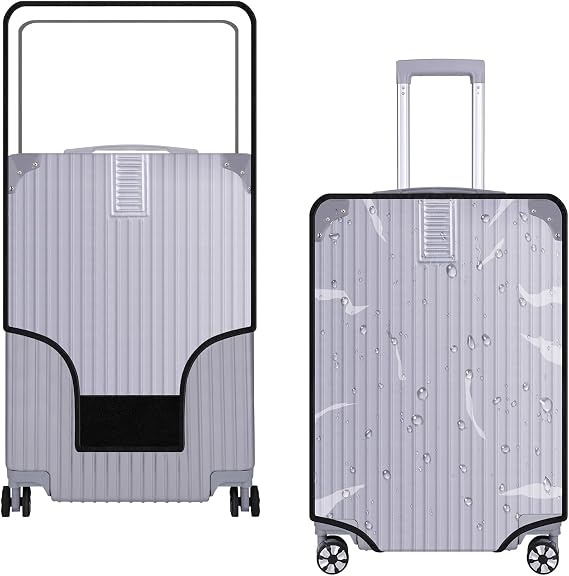 24 Inch Luggage Cover Protector Bag PVC Clear Plastic Suitcase Cover Protectors Travel Luggage Sleeve Protector