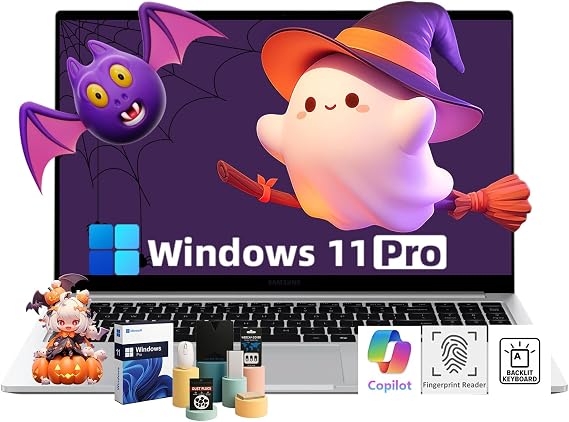 Samsung 15.6FHD Galaxy Book4 Laptop - Intel Core 7 150U(10 Core) Processor, 16GB RAM, 2TB SSD, Backlit Keyboard, Fingerprint, Copilot AI PC Windows 11 Pro for Business & Students