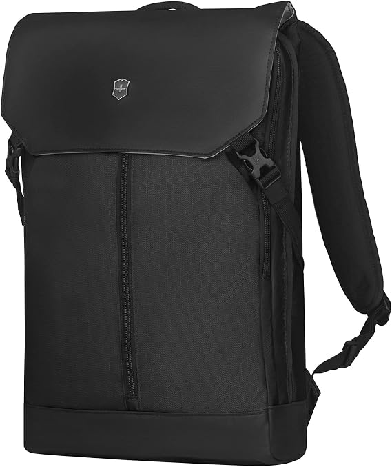 Flapover Black Laptop/Backpack