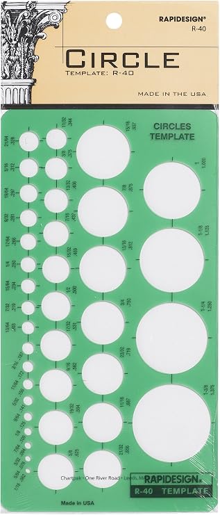 Circles Template, 1 Each (R40)