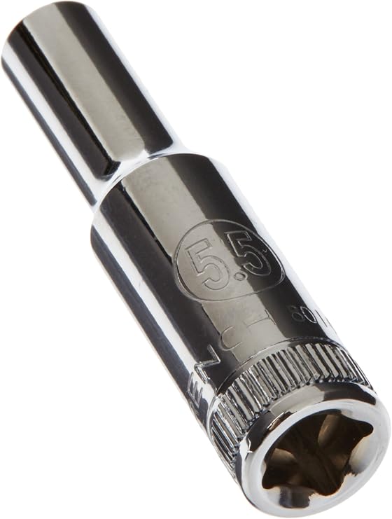 GEARWRENCH 1/4" Drive Deep Metric Socket 5.5mm, 6 Point - 80140