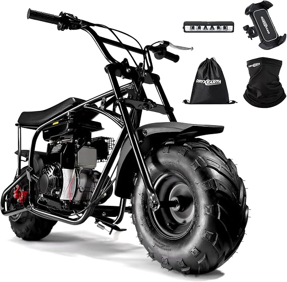 BRM100 Mini Dirt Pit Bike 105cc 4-Stroke Off Road for Teens Adults 220 LBS