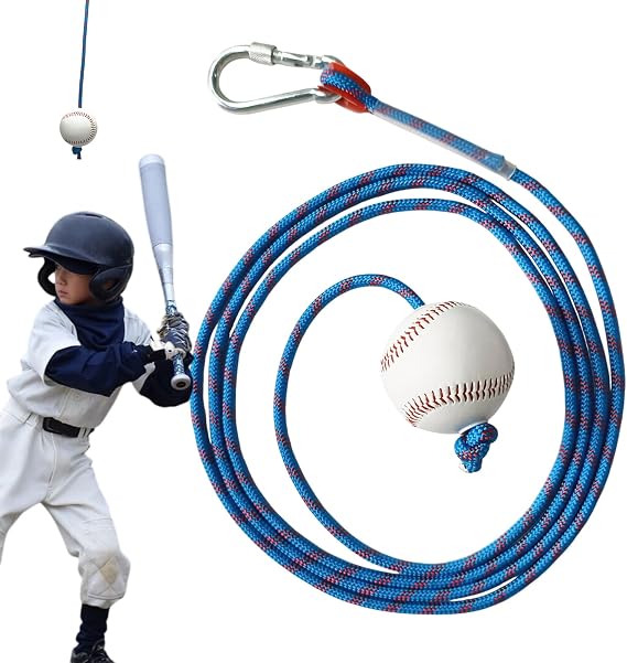 Baseball Swing Trainer Baseball Hitting Training Equipment | Throwing Softball Practice Accessories for Teen Sports Professional Fielding Backyard Park Travel Youth Men