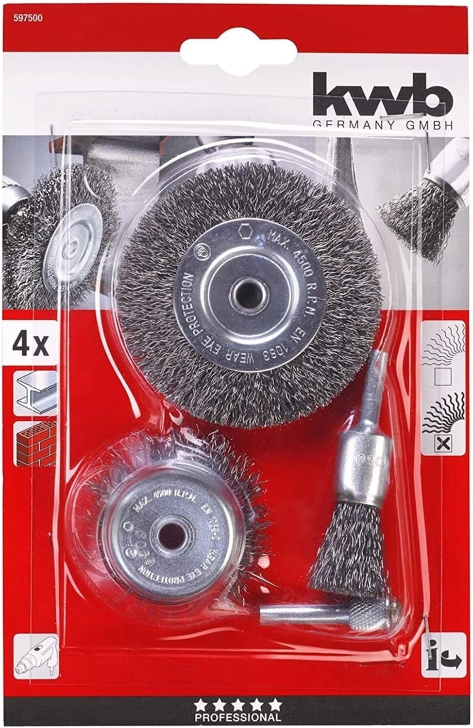 Kwb Brush Set 3 Pieces - 49597500