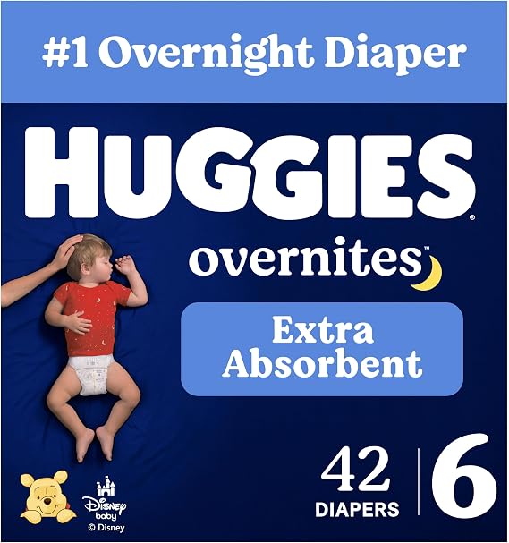 Huggies Overnites Diapers Size 6, 42 Count