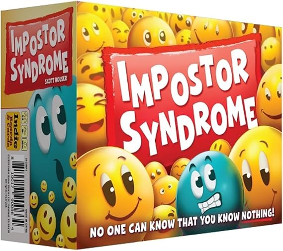 Indie Boards & Cards Imposter Syndrome, Bluffing Party Game of Deception | Strategy, and Quick Thinking