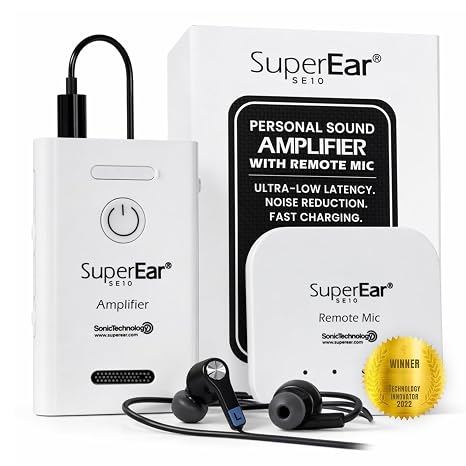 SuperEar SE10 - Hearing Amplifiers, Audio Listening, Personal Headphones