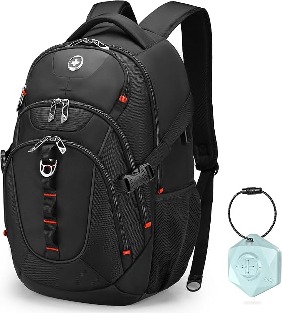 Swissdigital Design Backpack for Men with Apple Find My SD803BT013-01