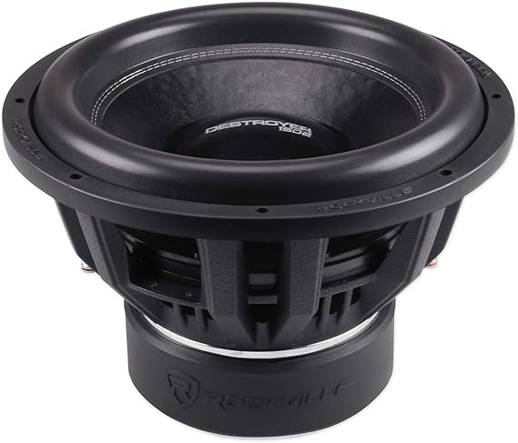 Rockville Destroyer 15D2 15" Dual 2-Ohm Competition Car Audio Subwoofer