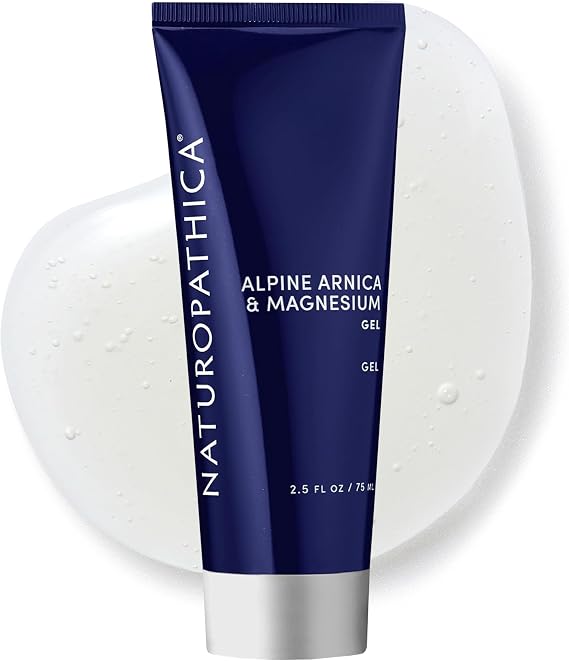 Naturopathica Alpine Arnica & Magnesium Gel, Cooling Massage Gel with Menthol for Muscle Discomfort and Relaxation, 2.5 fl oz