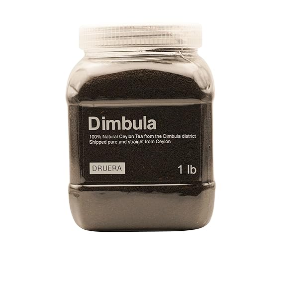 Dimbula Ceylon Tea Broken Orange Pekoe 1 lb (453 grams), makes 100 cups of Tea, shipped from Sri Lanka by DRUERA