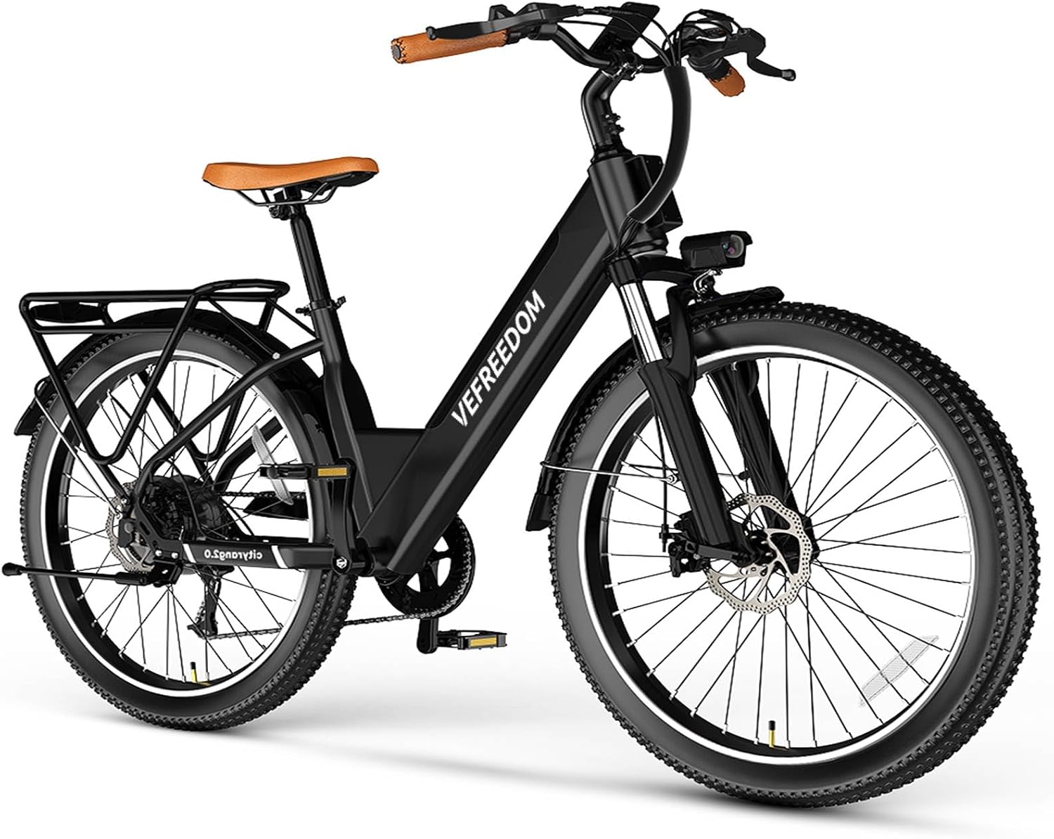 26 Electric Bike for Adults,Black Ebike
