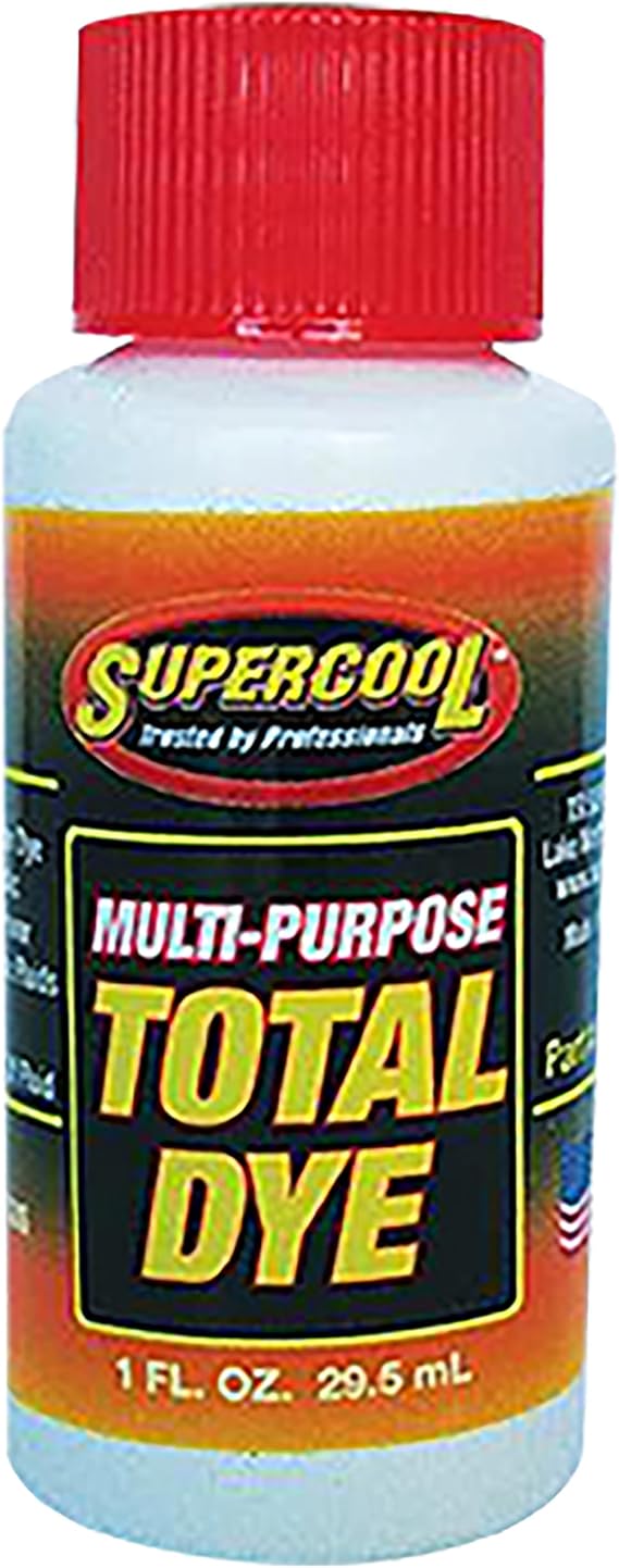 TSI Supercool UV Leak Detection Dye, 1 oz, Orange Tint - 16525