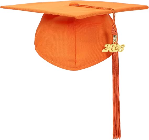 Newrara Graduation Unisex Matte Adult Graduation Cap with Tassel