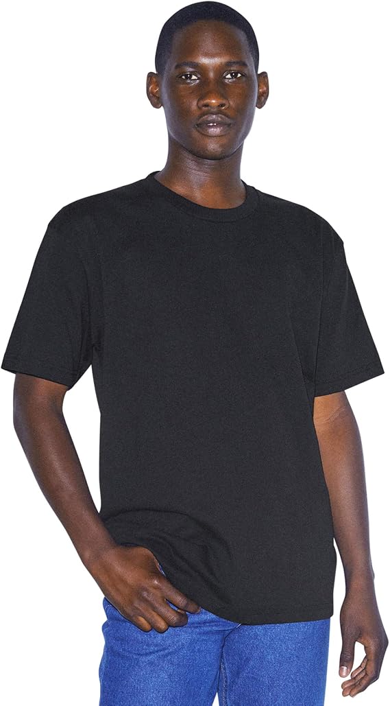 American Apparel Men's Heavy Jersey Box Short Sleeve T-Shirt