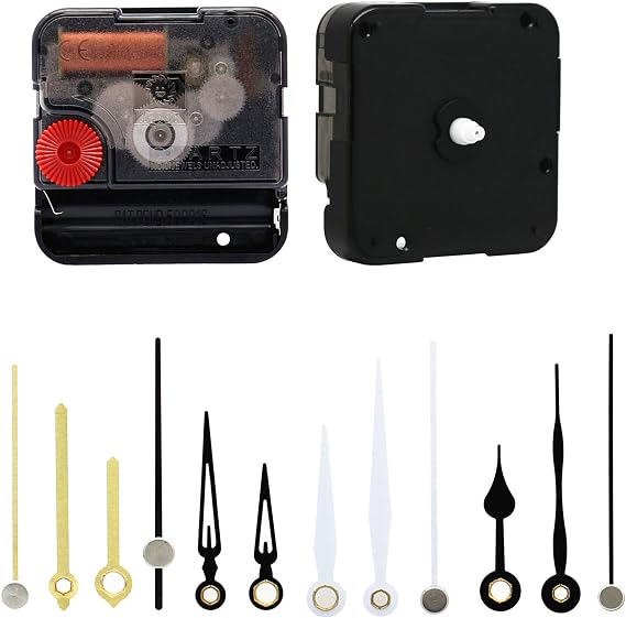 Youngtown 12888 Snap in No Thread Quartz Clock Movement Replacement D Hands