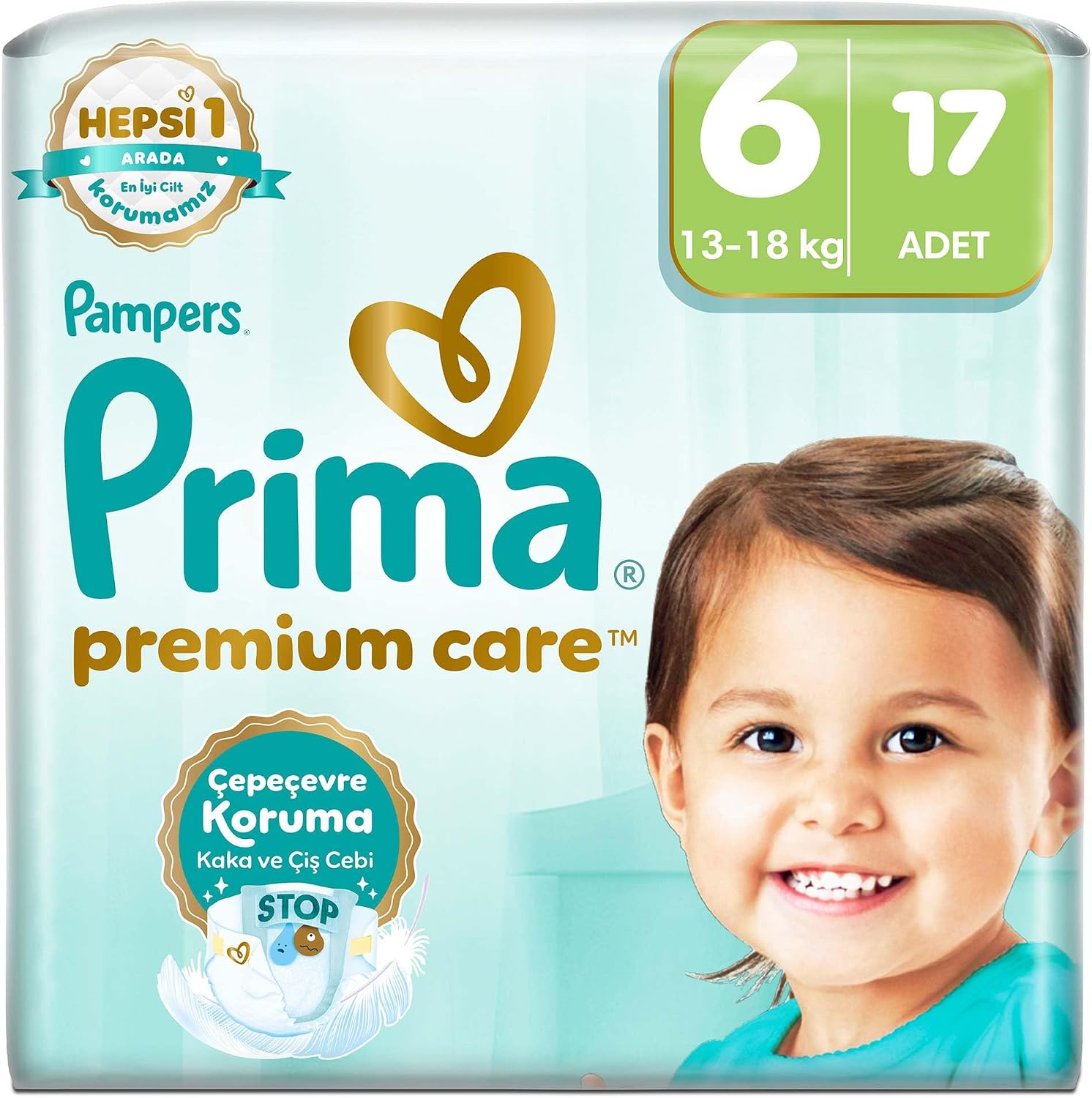 Prima Diaper Premium Care Number 6 17 Pieces