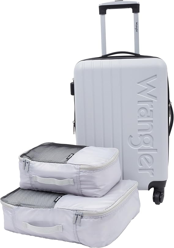 Wrangler Carry-On Luggage Set, Grey