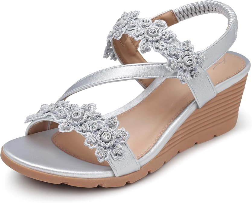 SHIBEVER Womens Wedge Sandals: Well-Cushioned and Support for Comfortable