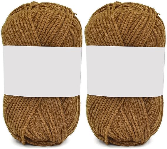 5 Ply Milk Cotton Yarn for Crocheting Soft Cotton Yarn for Crocheting 100g/200g Crochet Yarn Skeins for DIY Sweater,Hat,Socks, Blankets,Scarves,Shawls (AV,100G)