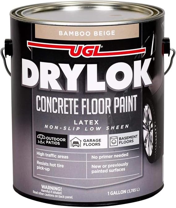 UGL 21613 1 Gallon Bamboo Beige Drylok Latex Base Concrete Paint2