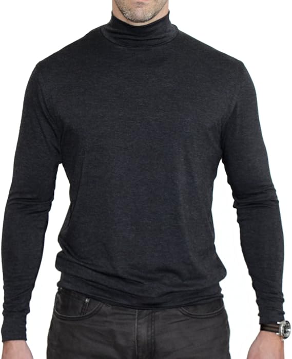 Magnoli Clothiers Spectre Mock Turtle Neck Shirt