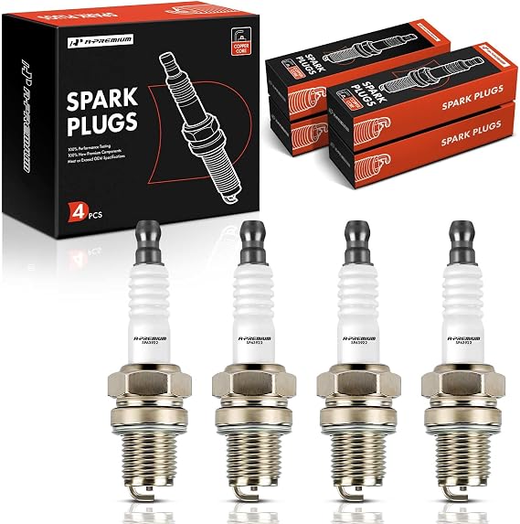 A-Premium Spark Plugs Pack of 4 Compatible with Volkswagen Beetle 1954-1979