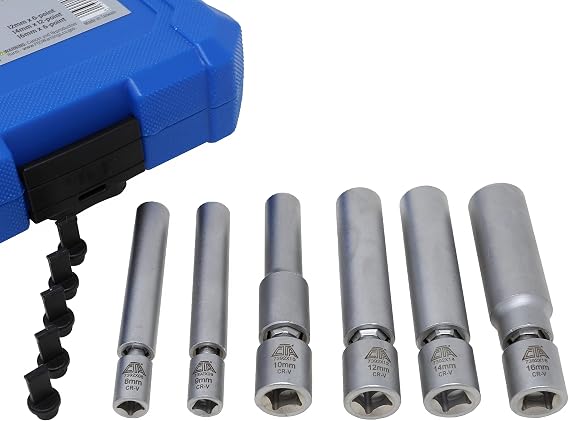 CTA Tools 7392 6 Pc. Spark Plug & Glow Plug Socket Set