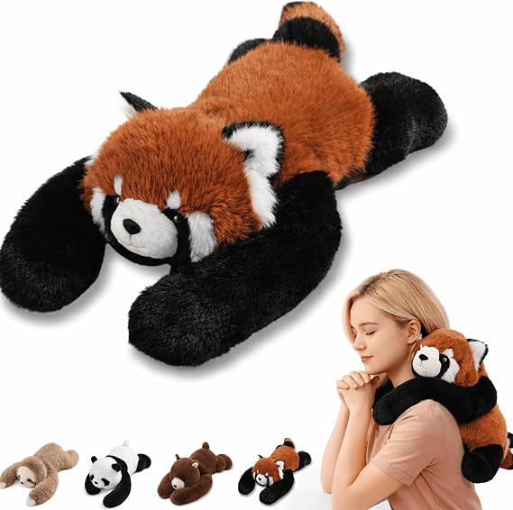 Weighted Plush Animal for Anxiety Relief, Soft Stuffed Animal Plush, Calming Comfort Companion for Stress Relief & Relaxation, Ultra Soft Cuddly Plush (Raccoon, 30CM)