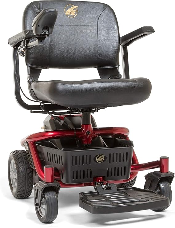 Challenger Mobility LiteRider Envy Lightweight Electric Power Wheelchair - Compact Mobility Scooter, Disassembles for Travel, GP162 by Golden Technologies