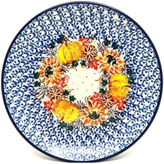 Polish Pottery Plate - Salad/Dessert (7 3/4") - Unikat Signature U4741