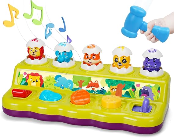 FS Interactive Pop Up Toy for 1 Year Old, Cause and Effect Toy