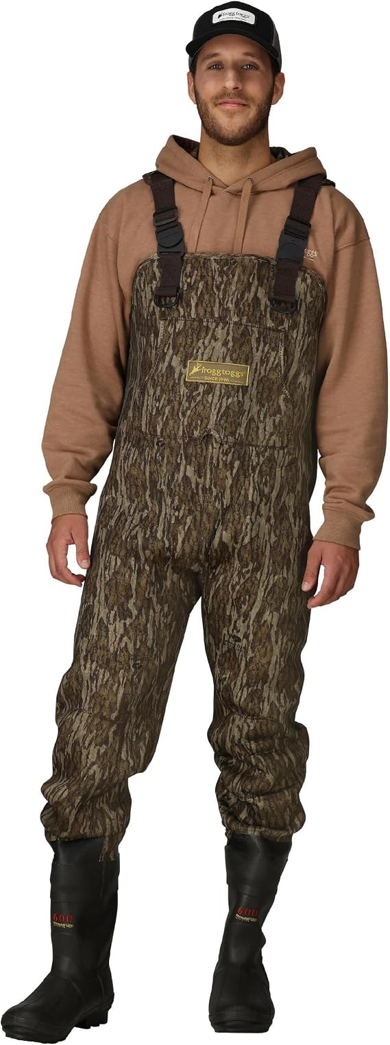 FROGG TOGGS Amphib Neoprene Bootfoot Waterproof Fishing Camo Chest Wader