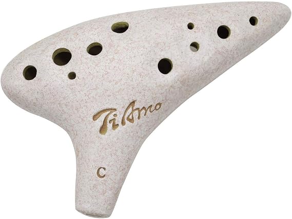 TiAmo Ocarina, White (T-NACWH)