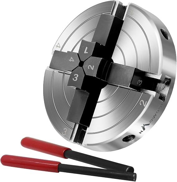 Wood Lathe Chuck,4-Inch 4-Jaw Lathe Chucks