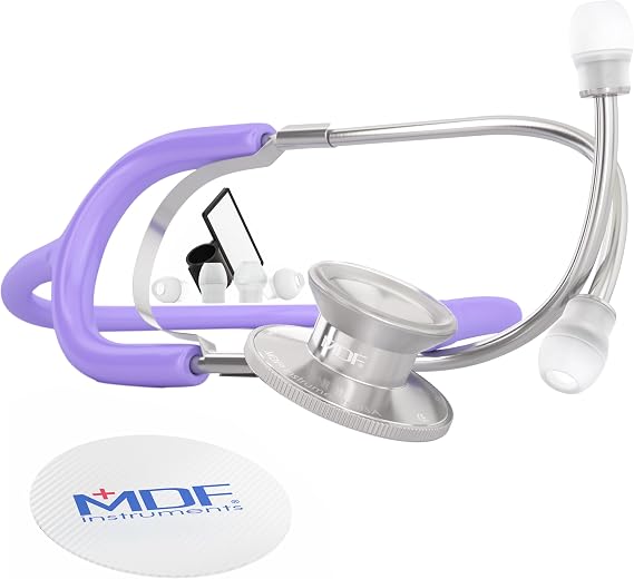 MDF Instruments, Dual Head Lightweight Stethoscope - Purple (MDF747-07)