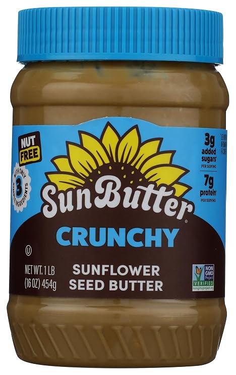 Sunbutter Natural Crunch Sunflower Seed Spread, 16 Ounce