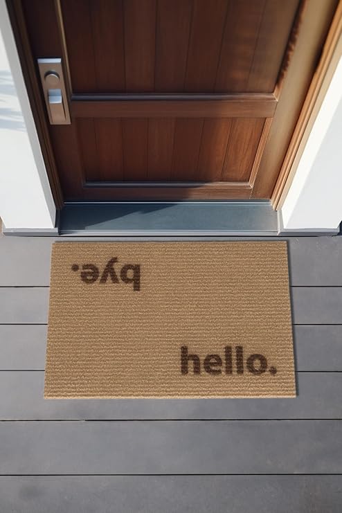 Coco Hello Bye Koko Paspas Dış Kapı Paspası Kıl Kapı Önü Paspası 40x60 3670, 40 x 60