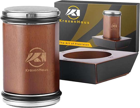 Tumbler Rolling Knife Sharpener Kit Magnetic Manual System with 4 Angles & Walnut Base Diamond & Ceramic Discs | Kitchen Knife Sharpening Tool | Interchangeable, Easy & Safe Design