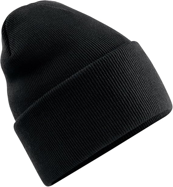 Beechfield Unisex Adult Original Deep Cuffed Beanie (One Size) (Black)