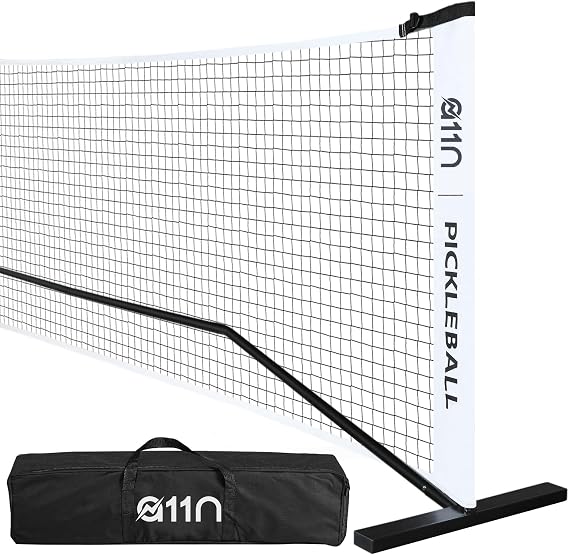 A11N SPORTS Designed for All Weather Conditions with Steady Metal Frame and Strong PE Net, Regulation Size Net with Carrying Bag- 22 Wide x 36 Tall, Indoor/Outdoor Use