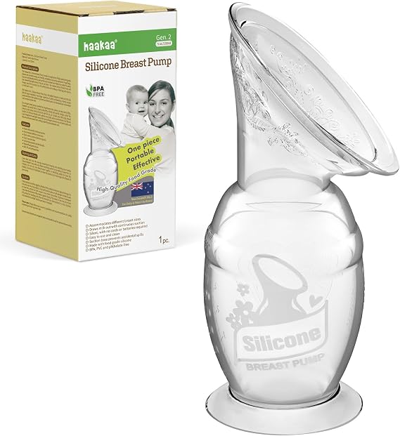 haakaa Gen.2 Manual Silicone Breast Pump 150ml/5.4oz