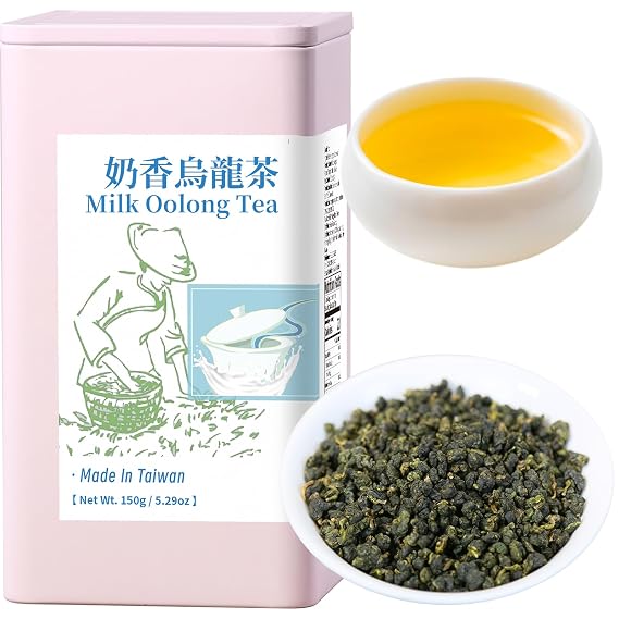 Yuexi Milk Oolong Tea Loose Leaf 5.3oz/150g Taiwan Jinxuan Oolong Tea