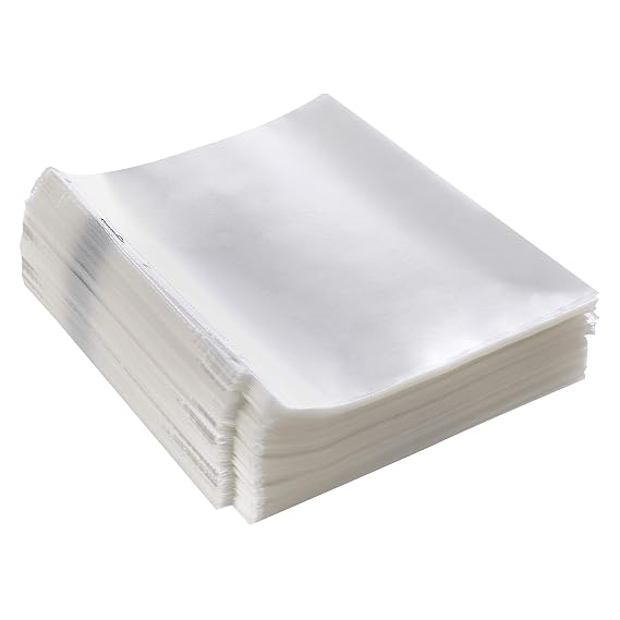Amazon Basics Sheet Protectors for 3 Ring Binder, Non-Glare, Top Loading, Letter Size 8.5 x 11 in, Document Organizer, Pre-Punched Holes, Clear, 500-Pack