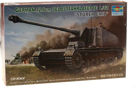 Trumpeter 1/35 German 12.8cm Tank Destroyer L/61 Sturer Emil (TSM-350)