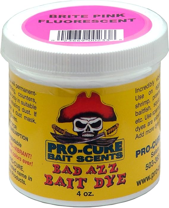 Pro-Cure Bad Azz Powder Dye, 4 oz, Brite Pink Fluorescent