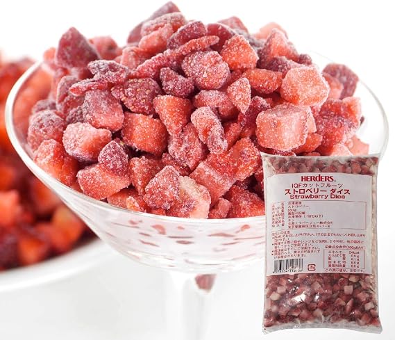 HERDERS Frozen Fruit IQF Strawberry Dice 500g