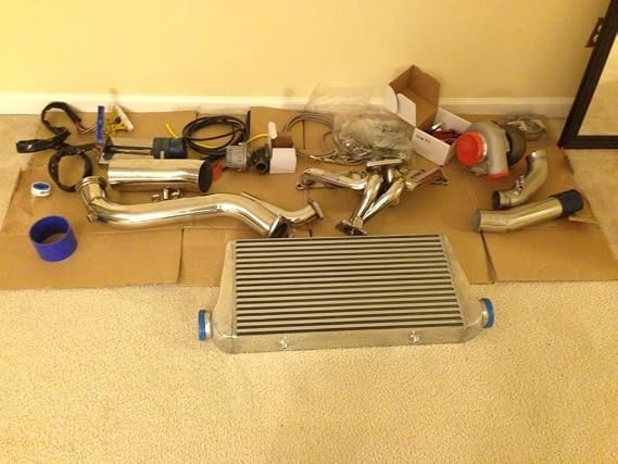 XS-POWER BRAND Turbo Kit "Compatible" WITH 2JZGE SC300 Supra Replacement for LEXUS GS300 IS300 T4 Top Mount 2JZ-GE
